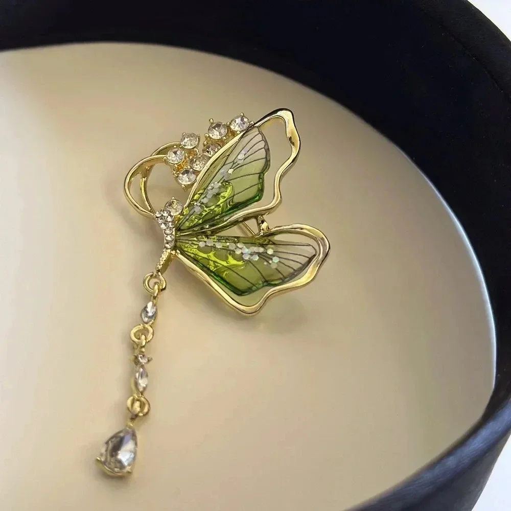Luxury Gradient Butterfly Brooch